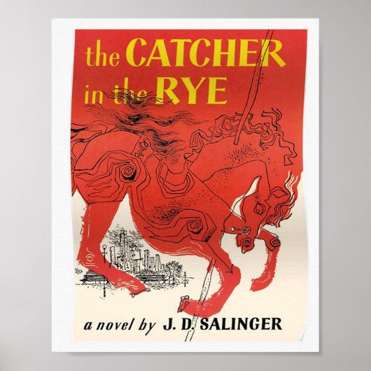 DER KATCHER IM RYE VON J.D. SALINGER POSTER (Vorne)