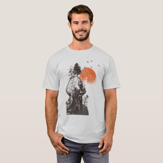 Der Kateralan-Menschen-Baum T-Shirt (Vorne ganz)