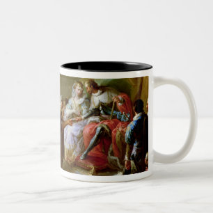 Der katholische König und die Königin Zweifarbige Tasse