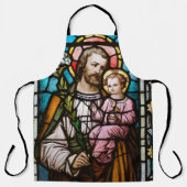 Der katholische St. Joseph Jesus festigte den Glas Schürze (Vorderseite)