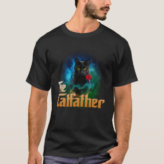 Der Katvater Kitten Cat Vater Vathers Day 2 T-Shirt