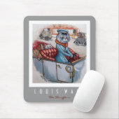 Der Katzen-Fahrer Mousepad (Mit Mouse)