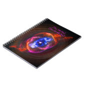 Der Katzenaugen-Nebelfleck Notizblock (Linke Seite)