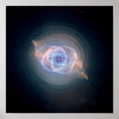 Der Katzenaugennebel 12x12 Poster (Vorne)