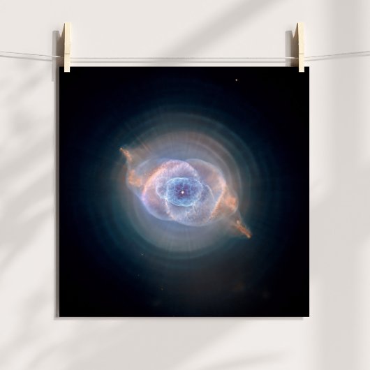 Der Katzenaugennebel 12x12 Poster