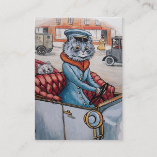 Der Katzenchauffeur - Zweiseitig Visitenkarte