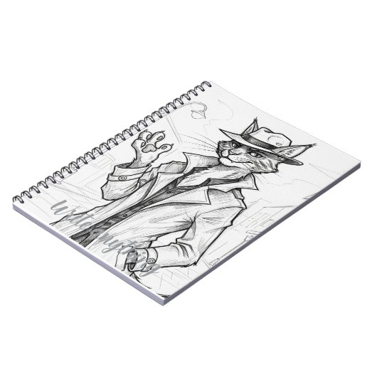 Der Katzendetektiv ​ Notizblock (Linke Seite)