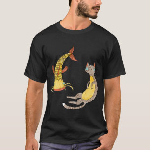 Der Katzenfisch und die Katze T-Shirt