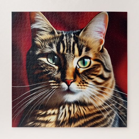 Der Katzenkopf Puzzle (Vertikal)