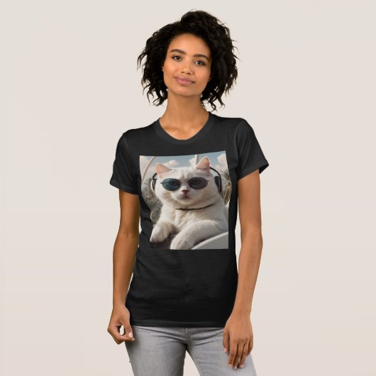 Der Katzenpilot. T-Shirt (Vorne ganz)