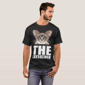 Der Katzenvater 2 T-Shirt (Vorne ganz)