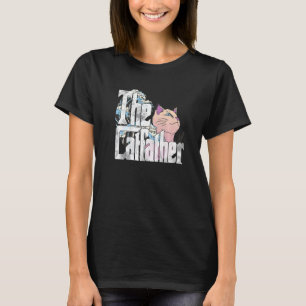 Der Katzenvater Katzenvater Mafia Schnurrhaare Män T-Shirt