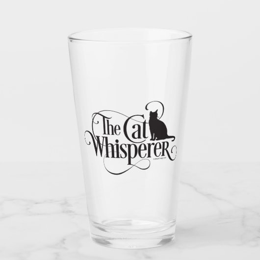 Der KatzeWhisperer Glas (Vorderseite)