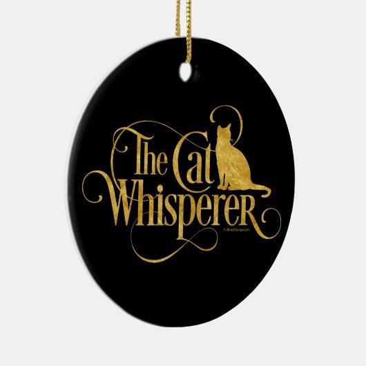 Der KatzeWhisperer Keramik Ornament (Rechts)