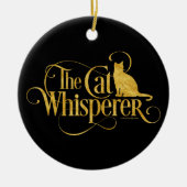 Der KatzeWhisperer Keramik Ornament (Vorne)
