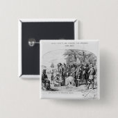 Der Kauf von Manhattan-Insel, im September 1626 Button (Vorne & Hinten)