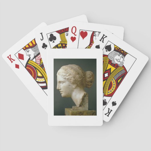 Der Kauffmann Kopf, römisch (Marmor) Spielkarten (Rückseite)