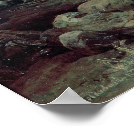 Der Kaukasus, 1872 Poster (Ecke)