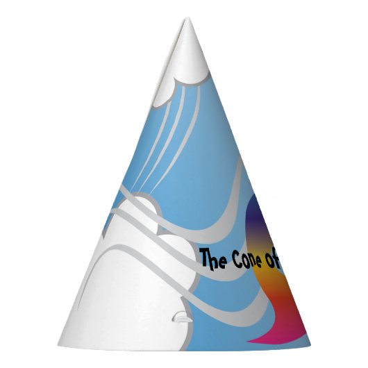 Der KEGEL des UNGEWISSHEIT Partyhütchen (Links)