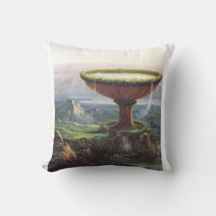 Der Kelch des Titan von Thomas Cole Kissen