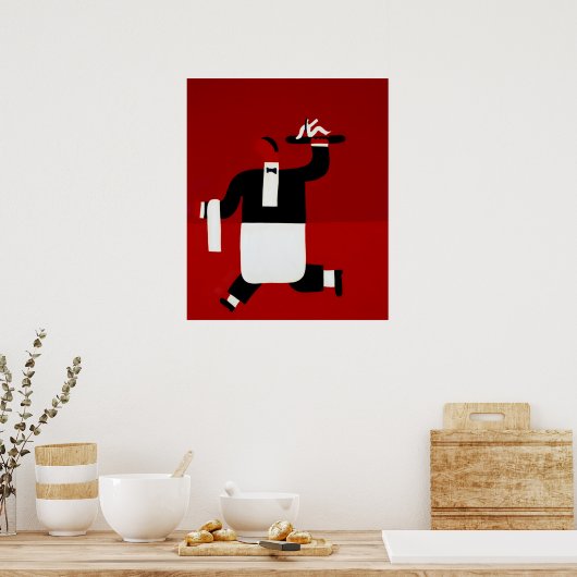 Der Kellner 1998 Poster (Küche)