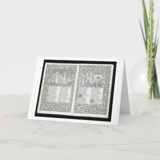 Der "Kelmscott Chaucer", veröffentlicht 1896 durch Karte (Vorderseite)