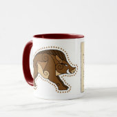 Der keltische Eber Tasse (Vorderseite Links)
