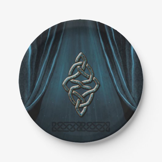 Der keltische Knoten Pappteller (Vorderseite)
