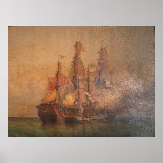 Der Kent gegen Surcouf Poster (Vorne)