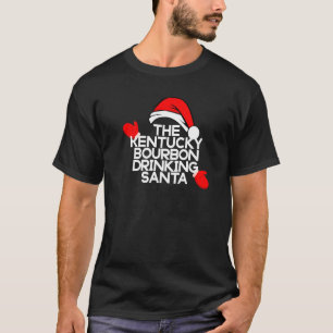 Der Kentucky Bourbon trinkt Weihnachtsfeiertag T-Shirt