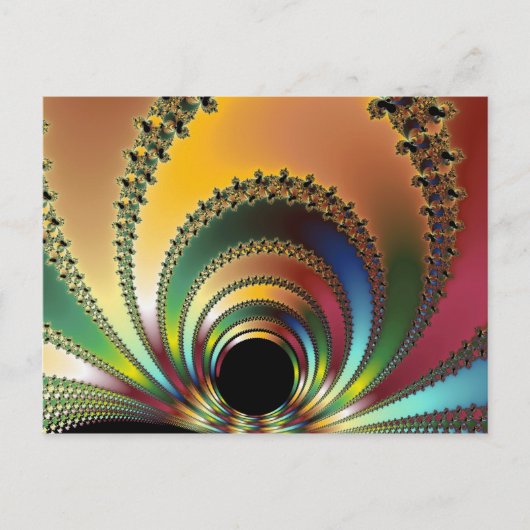 Der Kern - Fraktal Postkarte (Vorderseite)