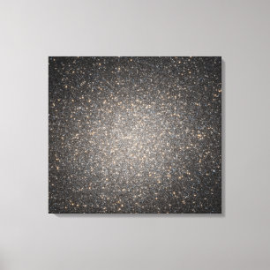 Der Kern vom kugelförmigen Gruppe Omega-centauri Leinwanddruck