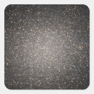 Der Kern vom kugelförmigen Gruppe Omega-centauri Quadratischer Aufkleber