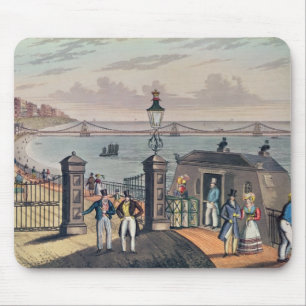 Der Kettenpier auf der Front in Brighton Mousepad