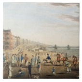 Der Kettenpier in Brighton mit Charakteren (etchin Fliese (Vorderseite)