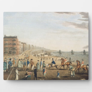 Der Kettensteg in Brighton mit Zeichen (Etchin Fotoplatte