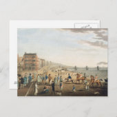 Der Kettensteg in Brighton mit Zeichen (Etchin Postkarte (Vorne/Hinten)