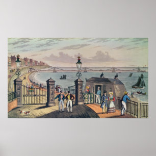 Der Kettensteg vorne bei Brighton Poster