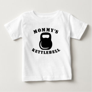 Der Kettlebell der Mama Baby T-shirt