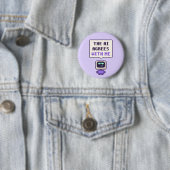 Der KI stimmt mir lustig zu KI Pixel Button (Beispiel)
