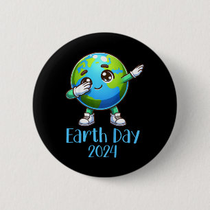 Der Kids-Earth-Tag, der den Klimawandel des Planet Button