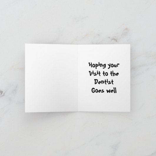 Der Kieferorthopäde Dankeskarte (Innenseite)