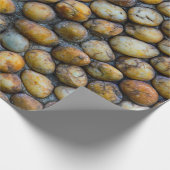 Der Kiesboden, die Hintergrundtexturesabstra Geschenkpapier (Ecke)