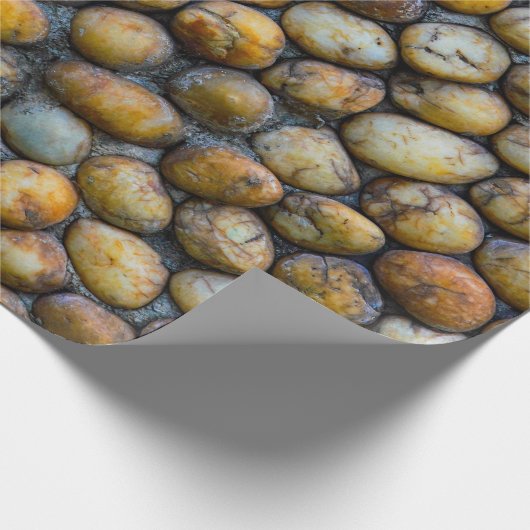 Der Kiesboden, die Hintergrundtexturesabstra Geschenkpapier (Ecke)