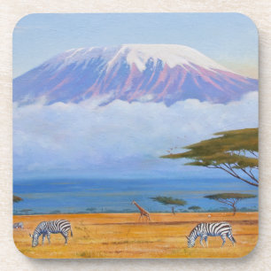 Der Kilimandscharo-Untersetzer Untersetzer