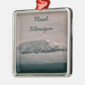 Der Kilimanjaro-Schneewolf in Tansania Afrika Ornament Aus Metall (Links)