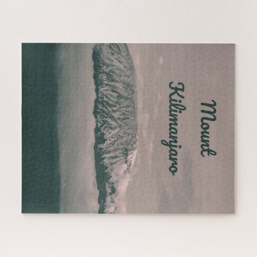 Der Kilimanjaro-Schneewolf in Tansania Afrika Puzzle (Horizontal)