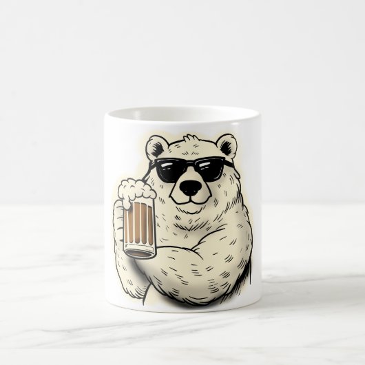 Der Kill-Polar-Bär Kaffeetasse (Mittel)