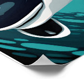 der Killerwal Poster (Ecke)