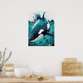 der Killerwal Poster (Küche)